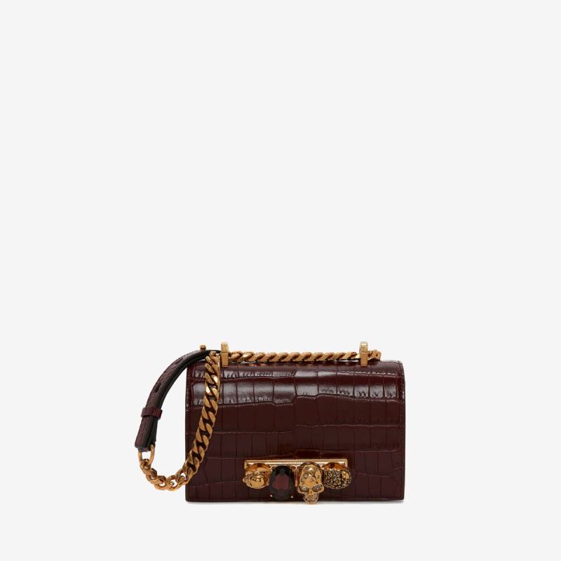ALEXANDER MCQUEEN - Mini Jewelled Satchel - Item 6531341HB0T9006